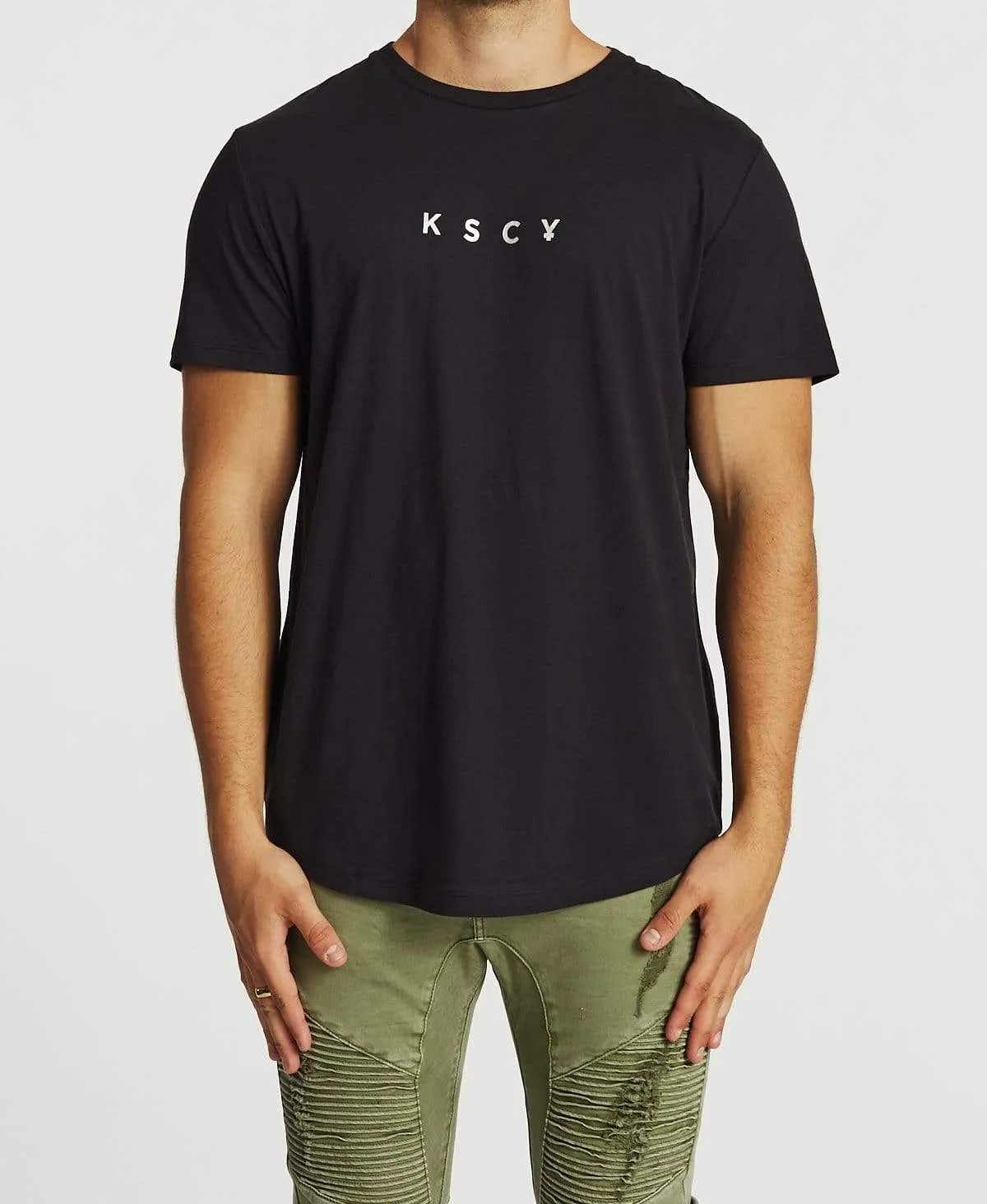 Repent Dual Curved T-Shirt Jet Black sold by Neverland product image thumbnail 2
