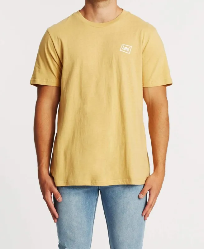 Lee Flag T-Shirt Tan sold by Neverland