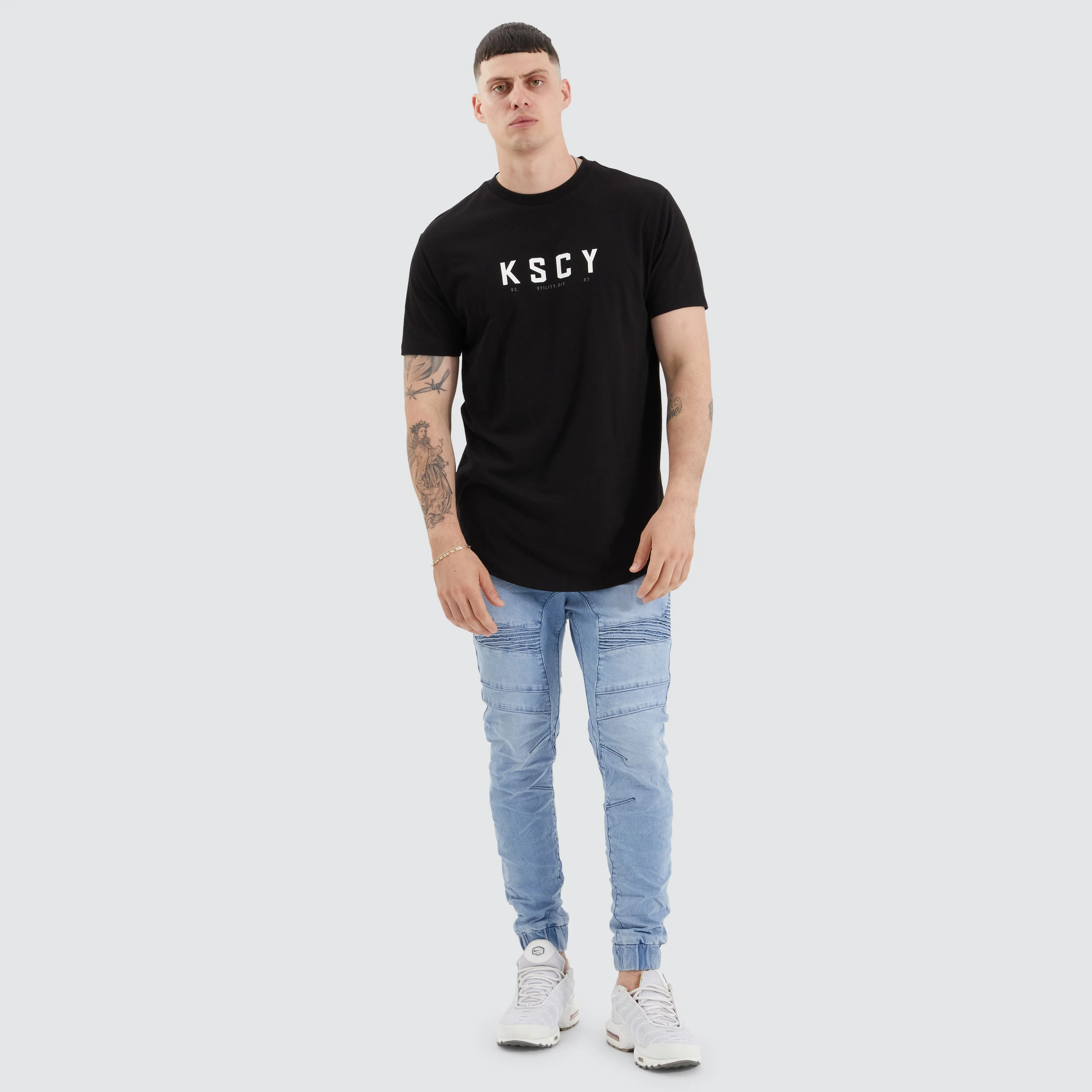 Ilment Dual Curved Tee Jet Black sold by Neverland product image thumbnail 4