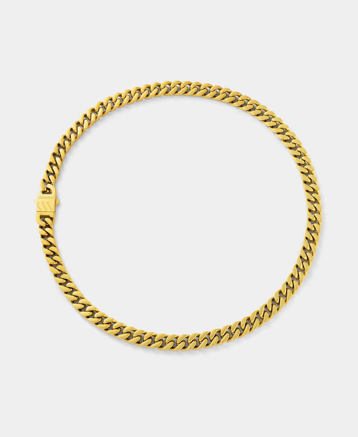 Cuban Link Chain Gold Necklace 9mm sold by Neverland