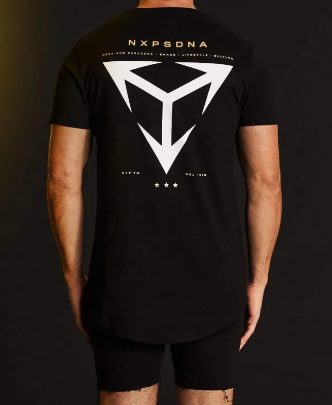 Corruption Cape Back T-Shirt Jet Black sold by Neverland