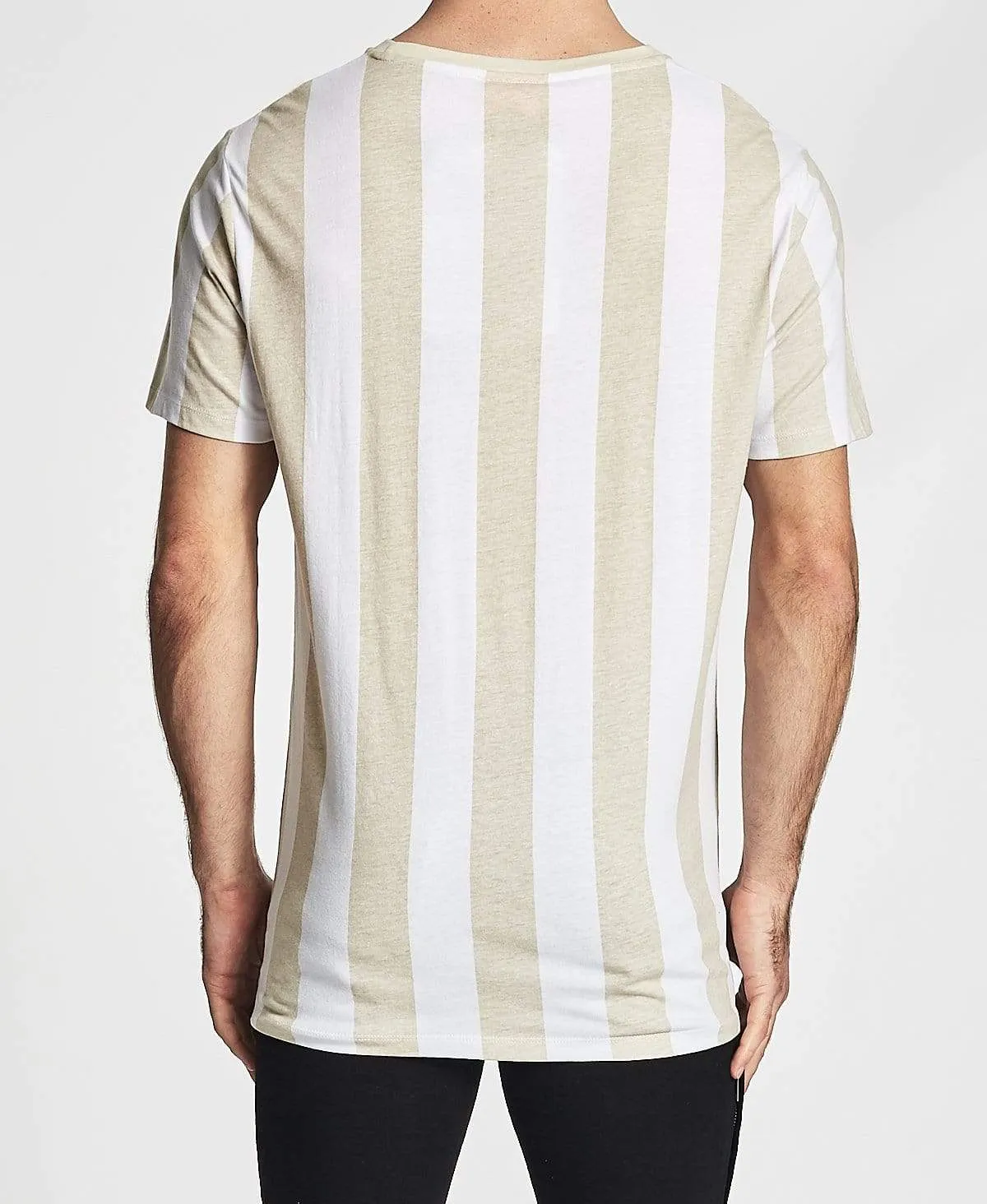 Cool Off Standard T-Shirt White/Sand Stripe sold by Neverland product image thumbnail 2