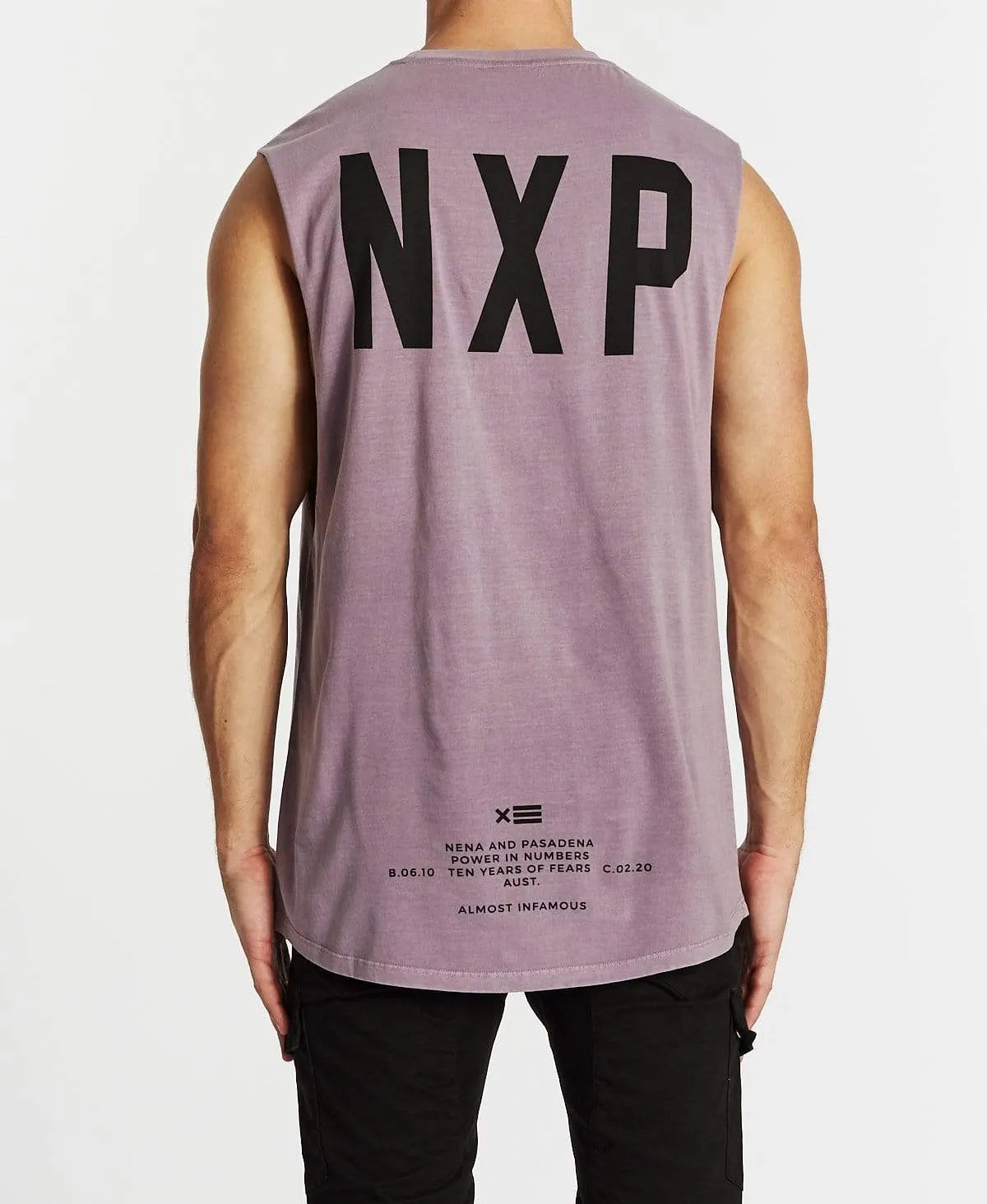 Decade Scoop Back Muscle Pigment Lilac sold by Neverland