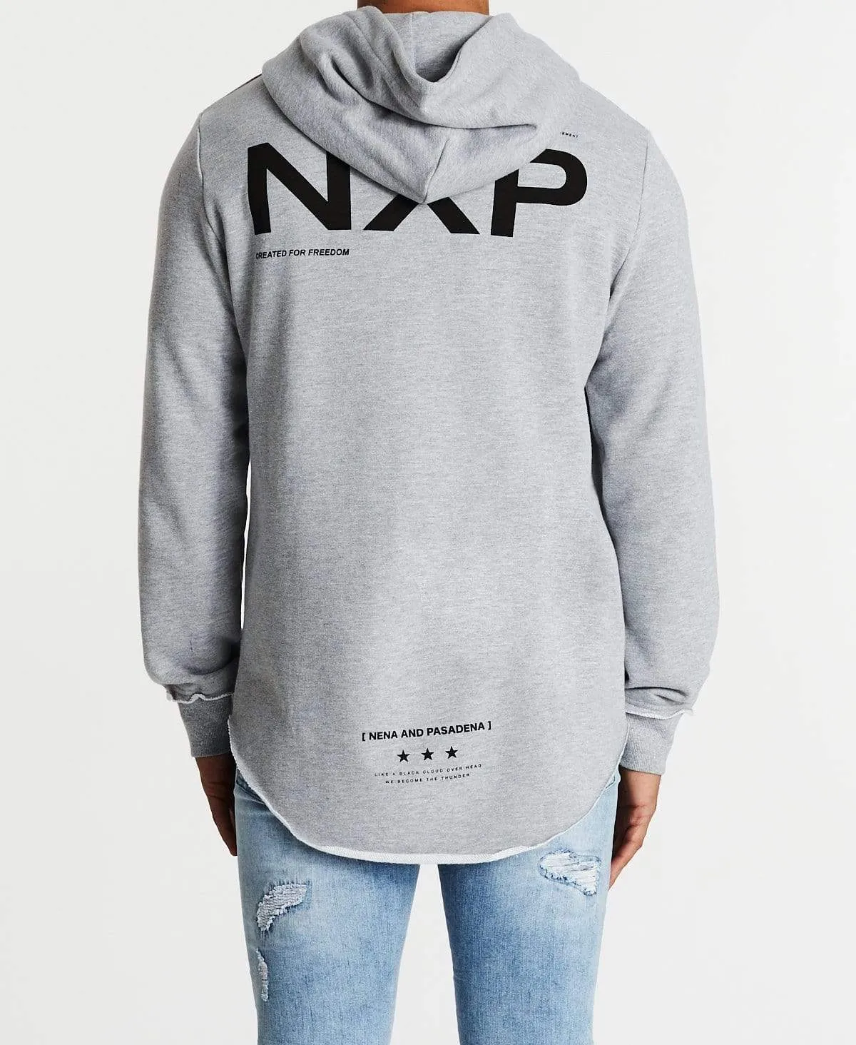 Generations Dual Curved Hoodie Grey Marle sold by Neverland