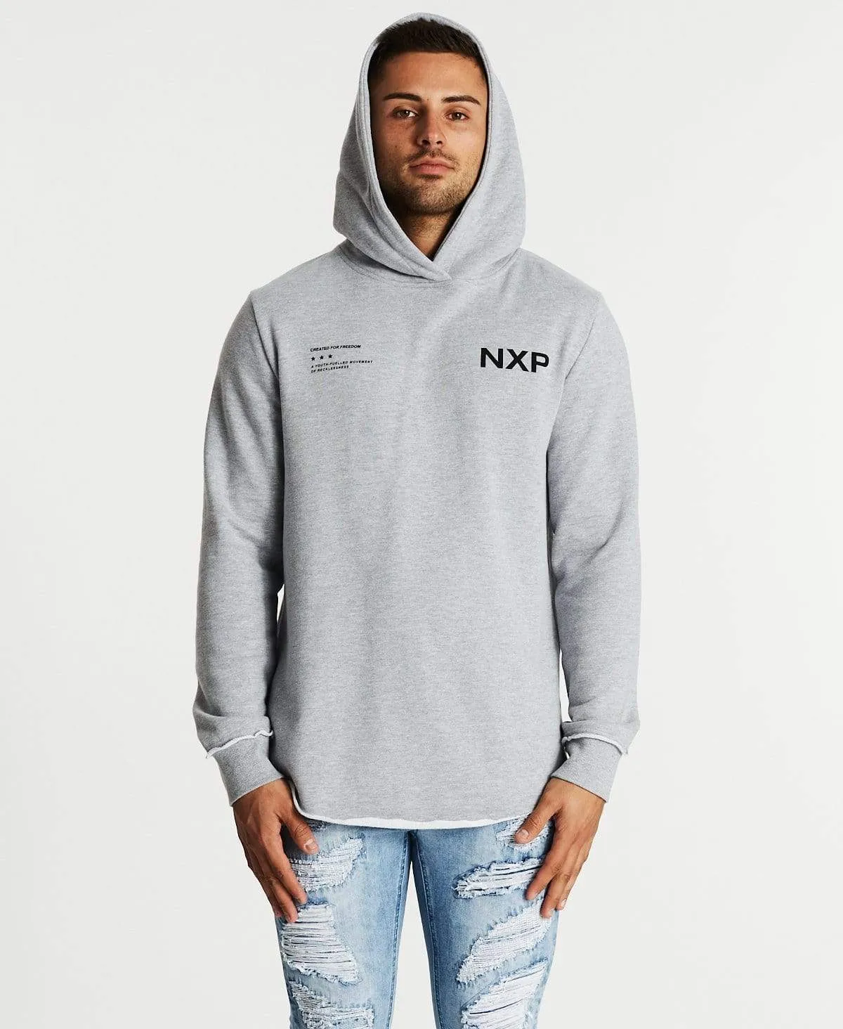 Generations Dual Curved Hoodie Grey Marle sold by Neverland product image thumbnail 3