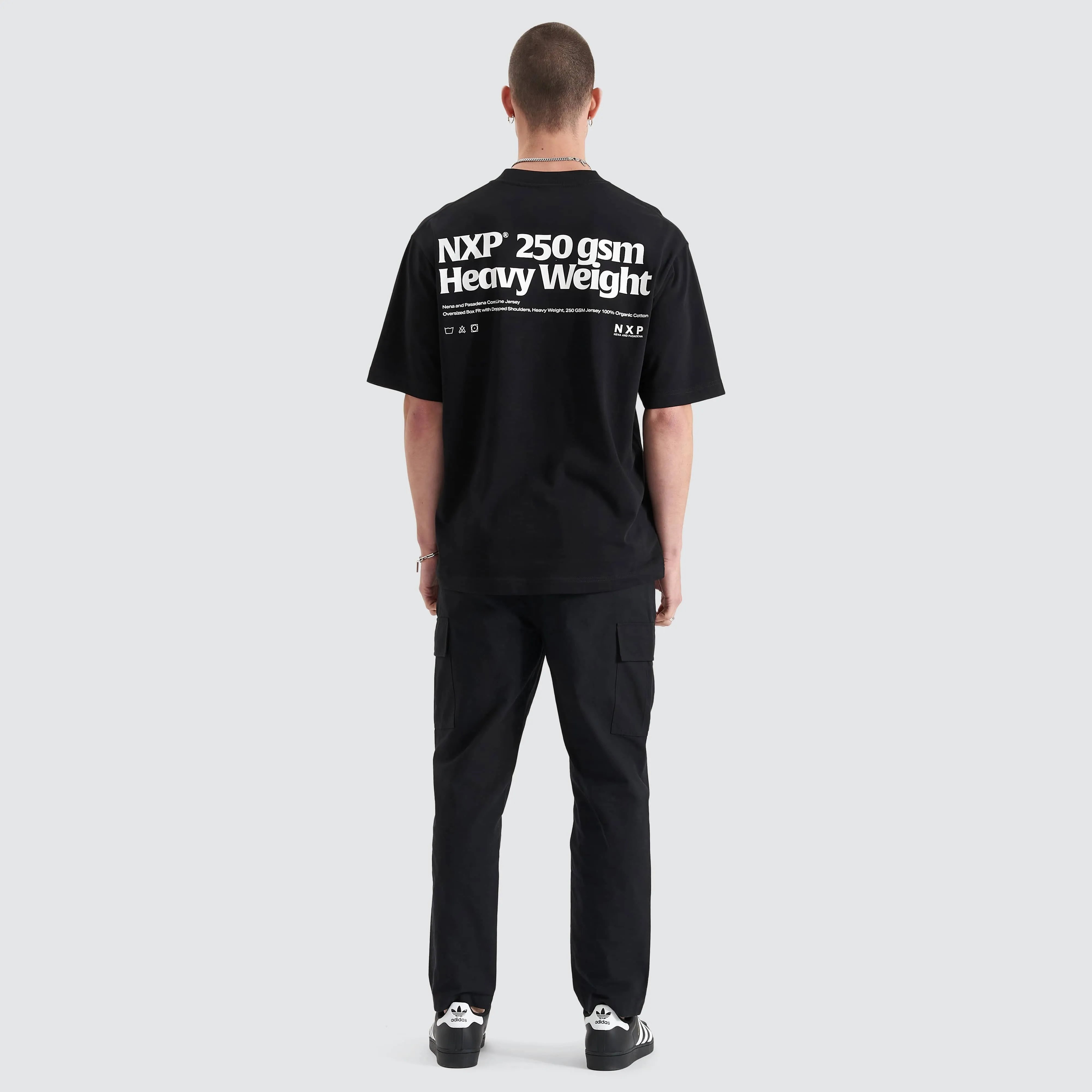 Core Line Heavy Oversized Tee Jet Black sold by Neverland product image thumbnail 5