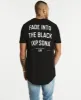 Attention Cape Back T-Shirt Jet Black sold by Neverland