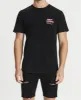 Burning Scoop Back T-Shirt Acid Black sold by Neverland