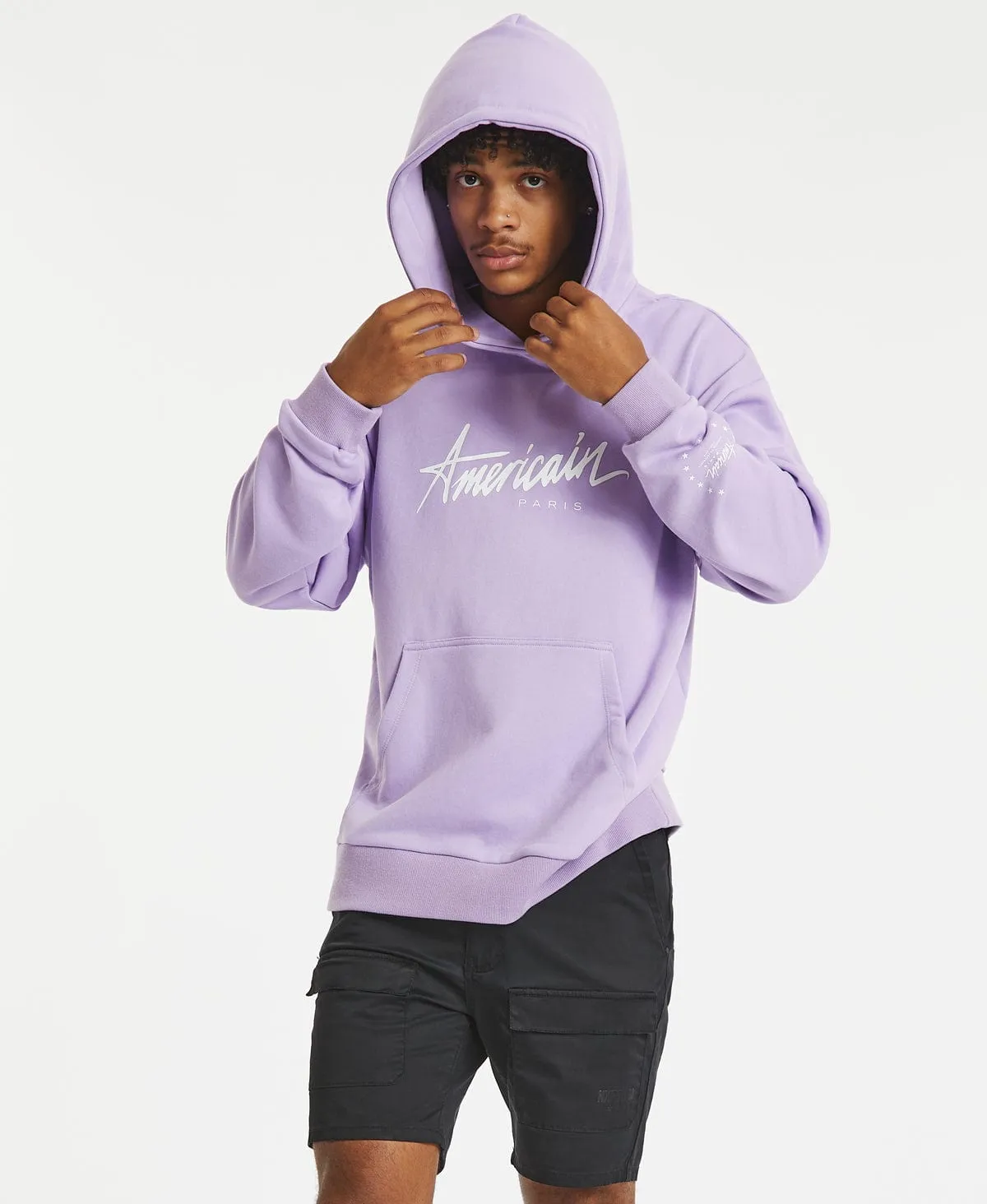 Heartless Relaxed Hooded Jumper Lilac sold by Neverland product image thumbnail 3