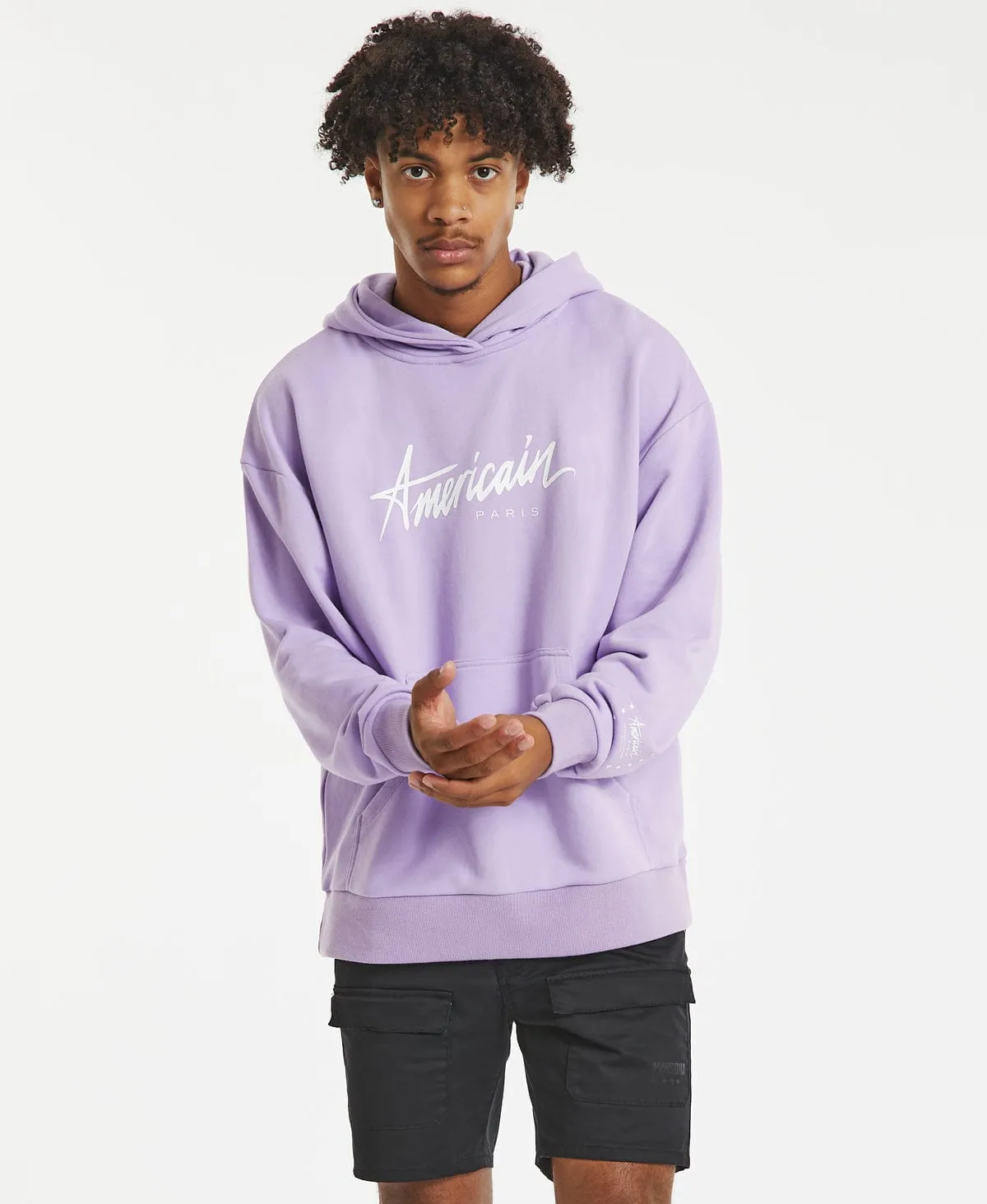Heartless Relaxed Hooded Jumper Lilac sold by Neverland