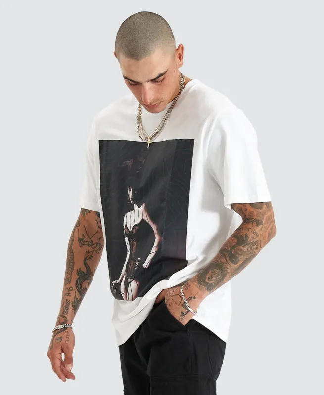 Playboy Route Path T-Shirt Off White sold by Neverland