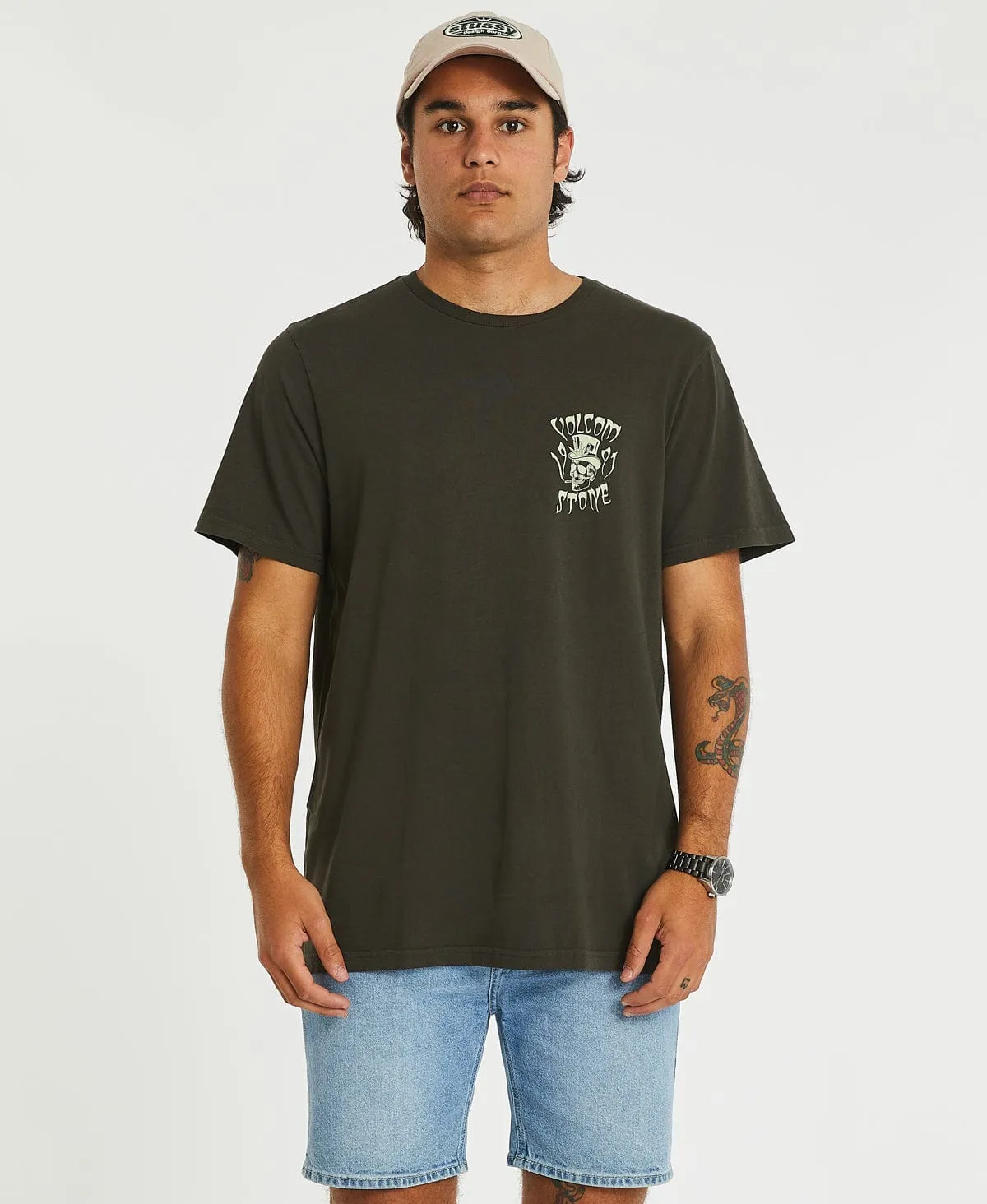 Stoned2dabone T-Shirt Storm Cloud Grey sold by Neverland product image thumbnail 3