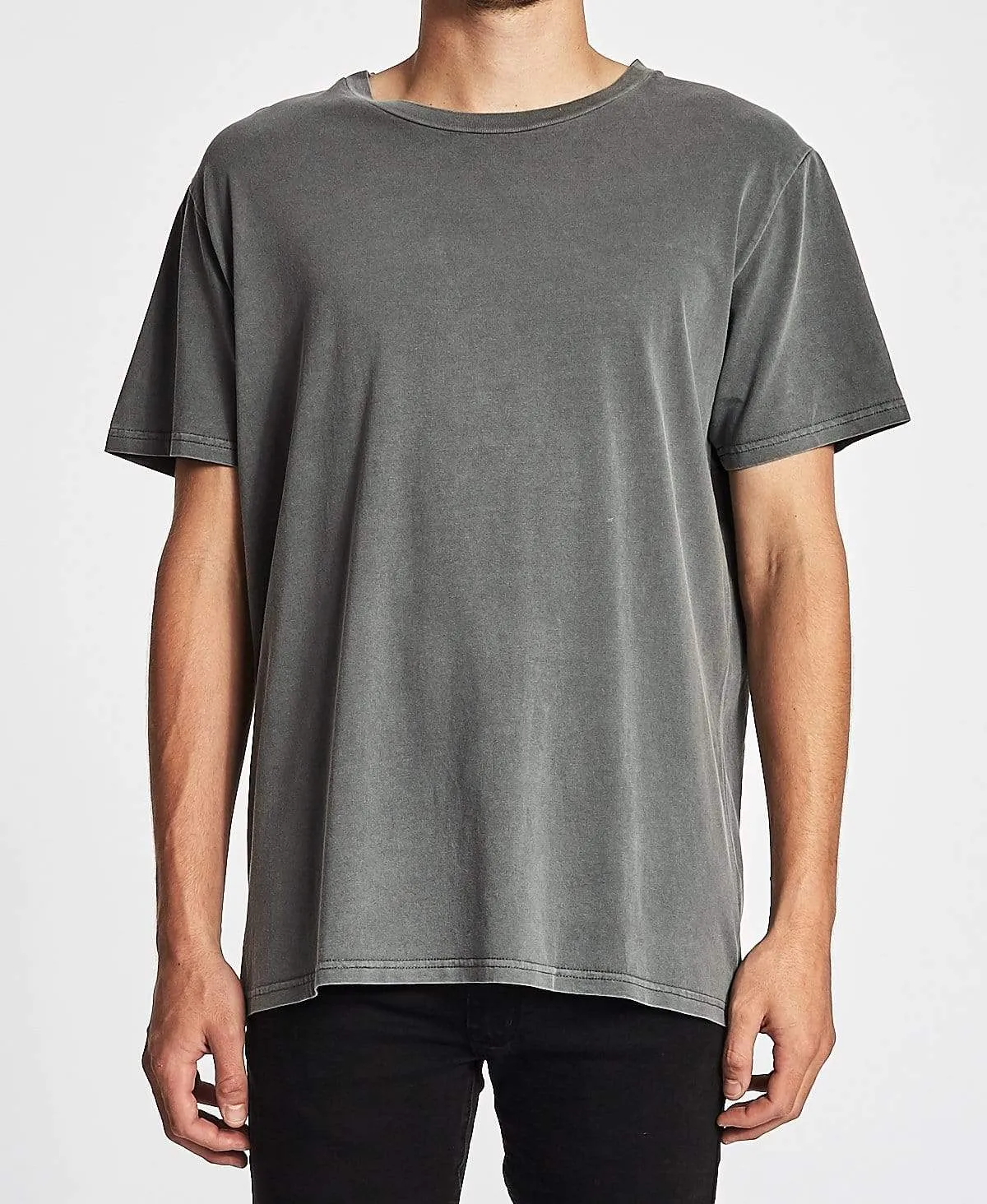 Basic Box Fit T-Shirt Steel Grey sold by Neverland
