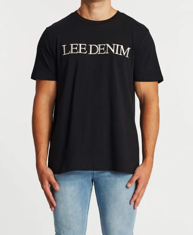 Lee Denim T-Shirt Washed Black sold by Neverland