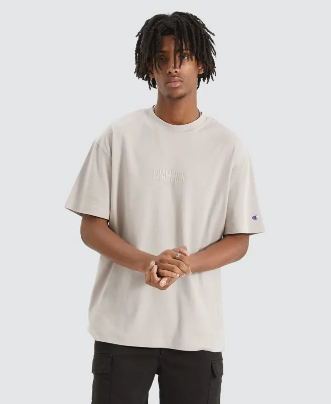 Roch Base T-Shirt Pearl Oyster Grey sold by Neverland