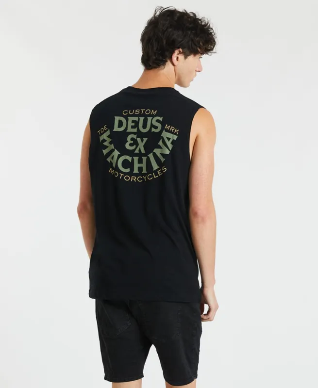 Buckets Muscle Tee Black sold by Neverland