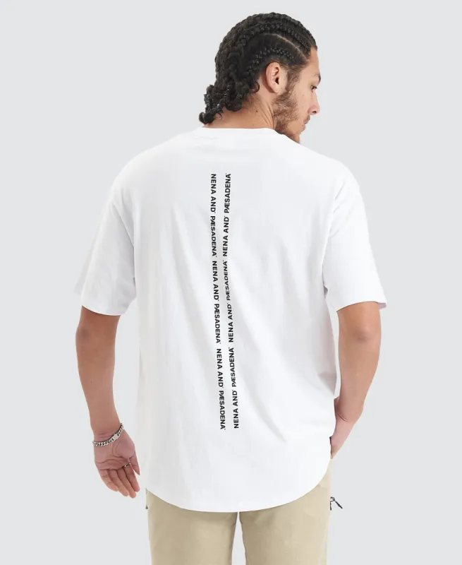 Compound Heavy Box Fit Tee Optical White sold by Neverland