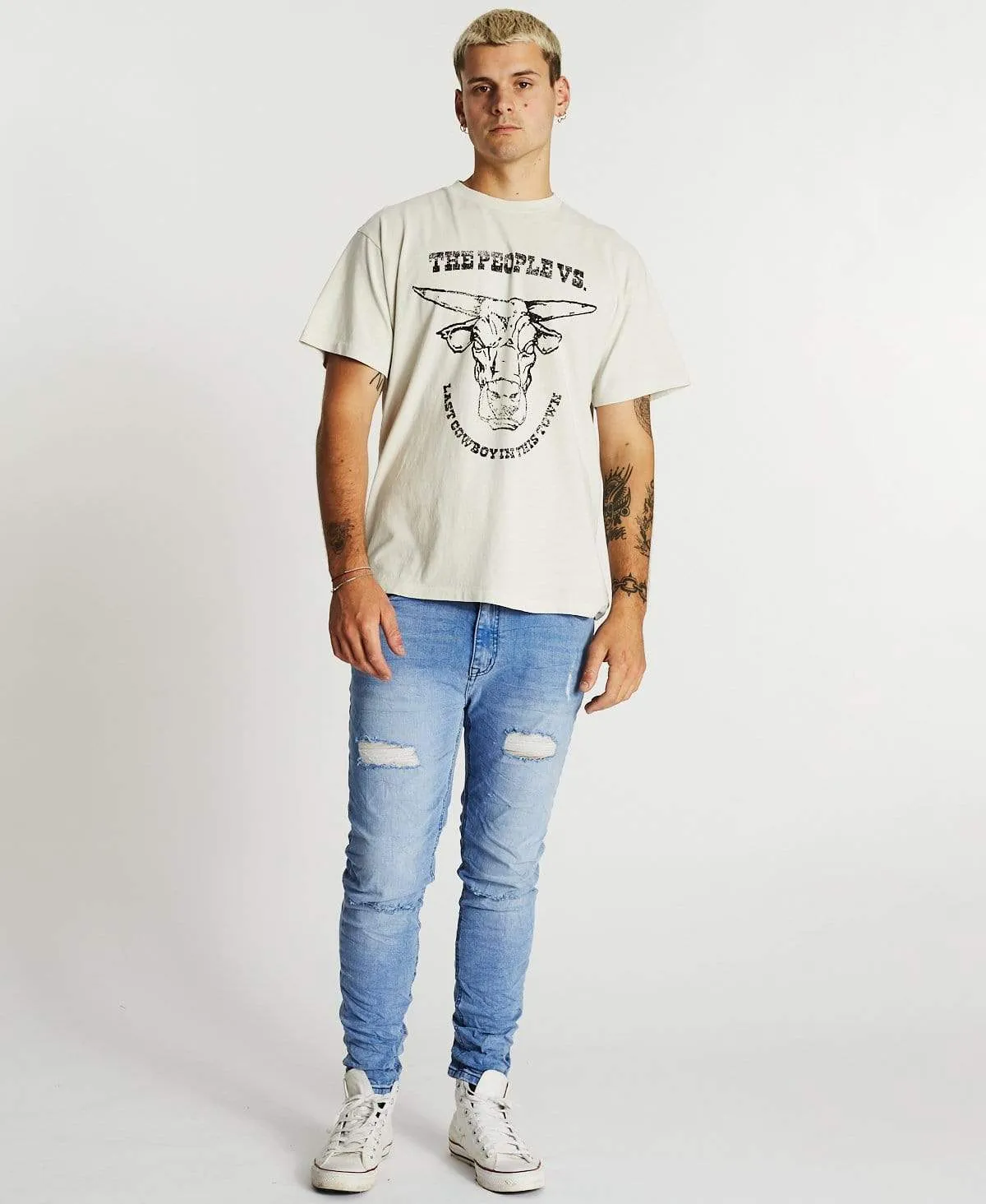 Bullriders Vintage T-Shirt Vintage White sold by Neverland product image thumbnail 4