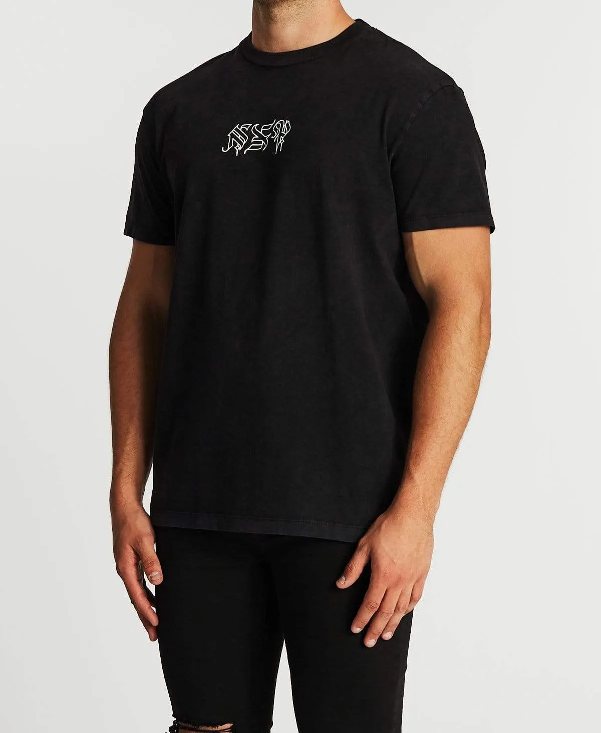 Black Mass Relaxed T-Shirt Mineral Black sold by Neverland product image thumbnail 3