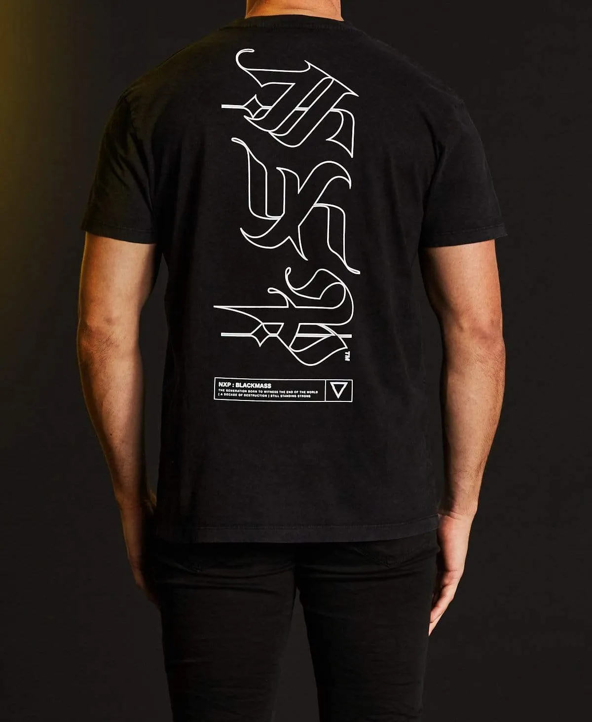 Black Mass Relaxed T-Shirt Mineral Black sold by Neverland