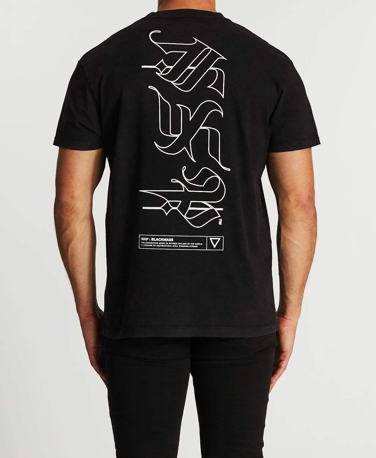 Black Mass Relaxed T-Shirt Mineral Black sold by Neverland product image thumbnail 4