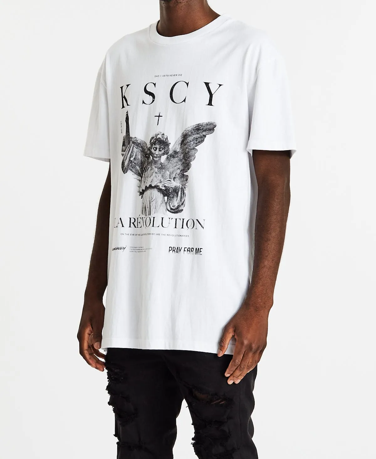 Glory Relaxed T-Shirt White sold by Neverland product image thumbnail 3