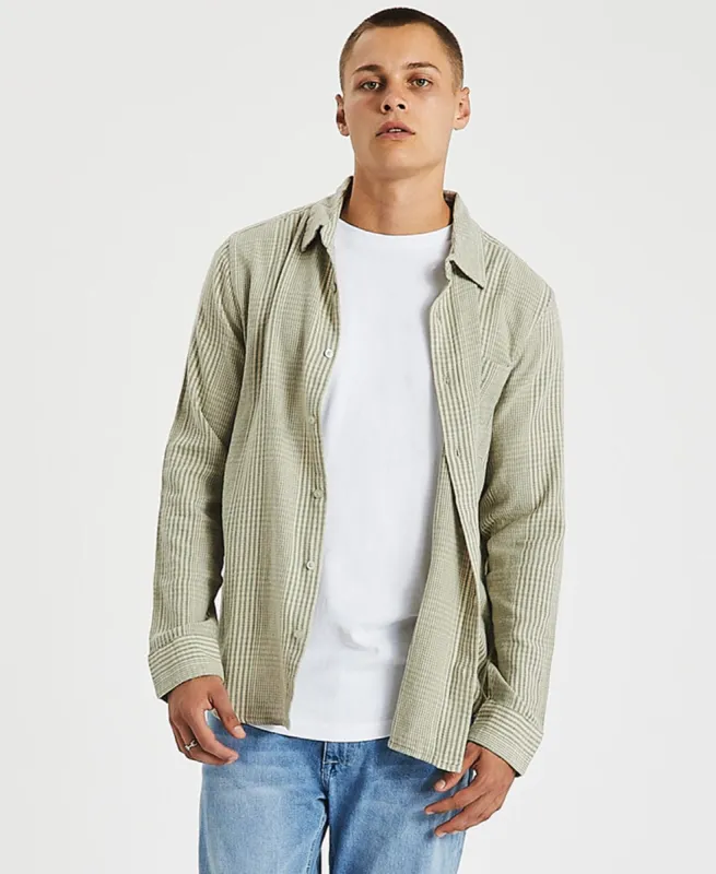 Bixby Long Sleeve Flannel Shirt Olive Surplus sold by Neverland