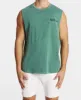 Freedom Time Scoop Back Muscle Tee Pigment Teal sold by Neverland