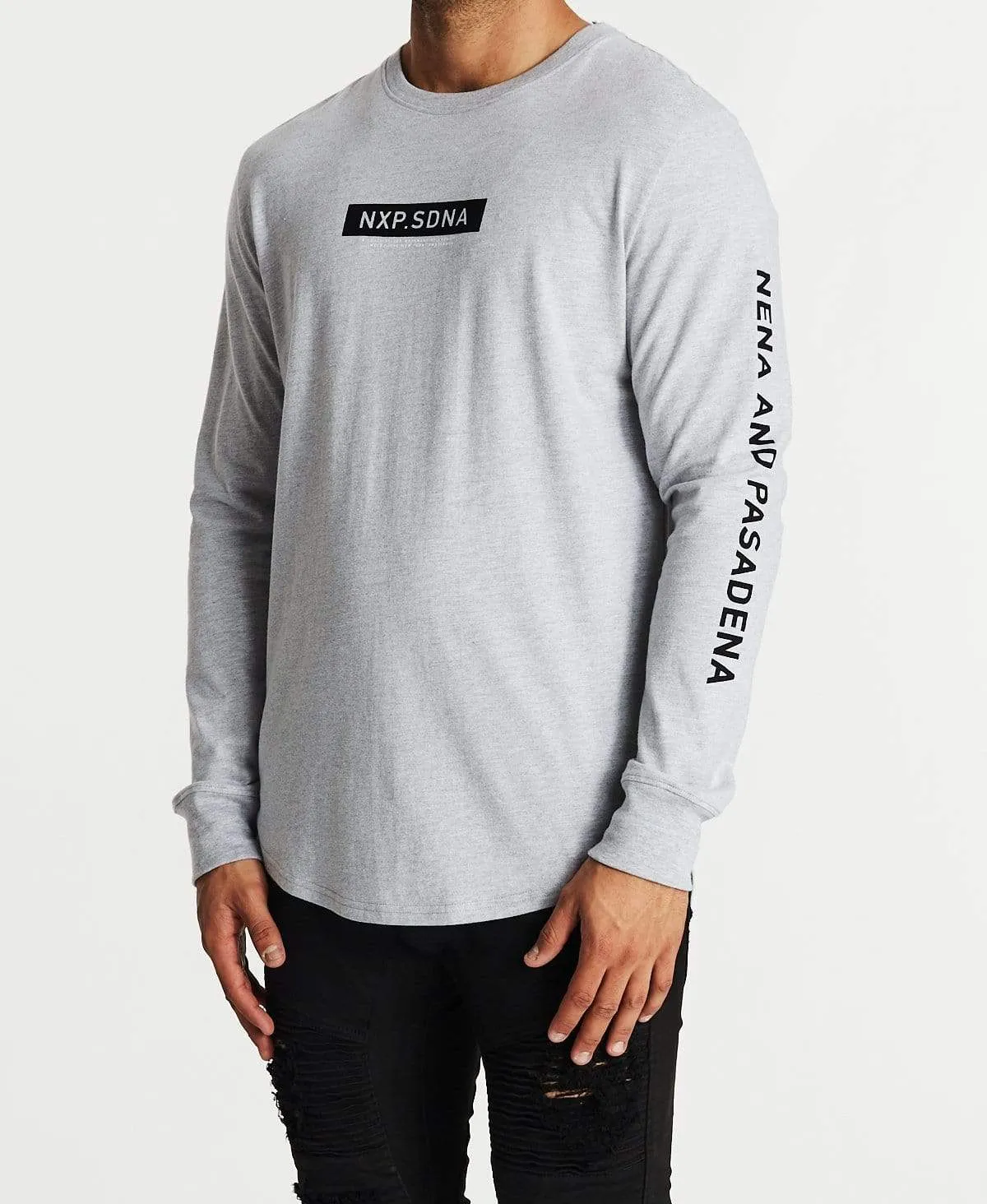 Reputations Cape Back Long Sleeve T-Shirt Grey Marle sold by Neverland product image thumbnail 3