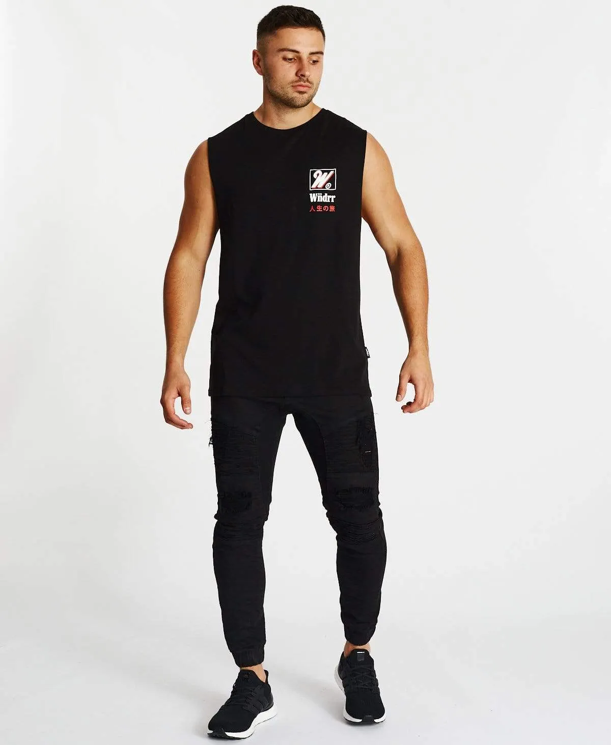 Maxwell Muscle Tee Black sold by Neverland product image thumbnail 4