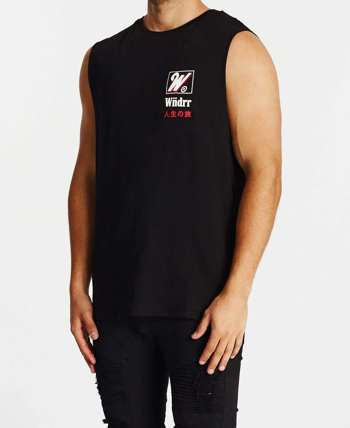 Maxwell Muscle Tee Black sold by Neverland product image thumbnail 3