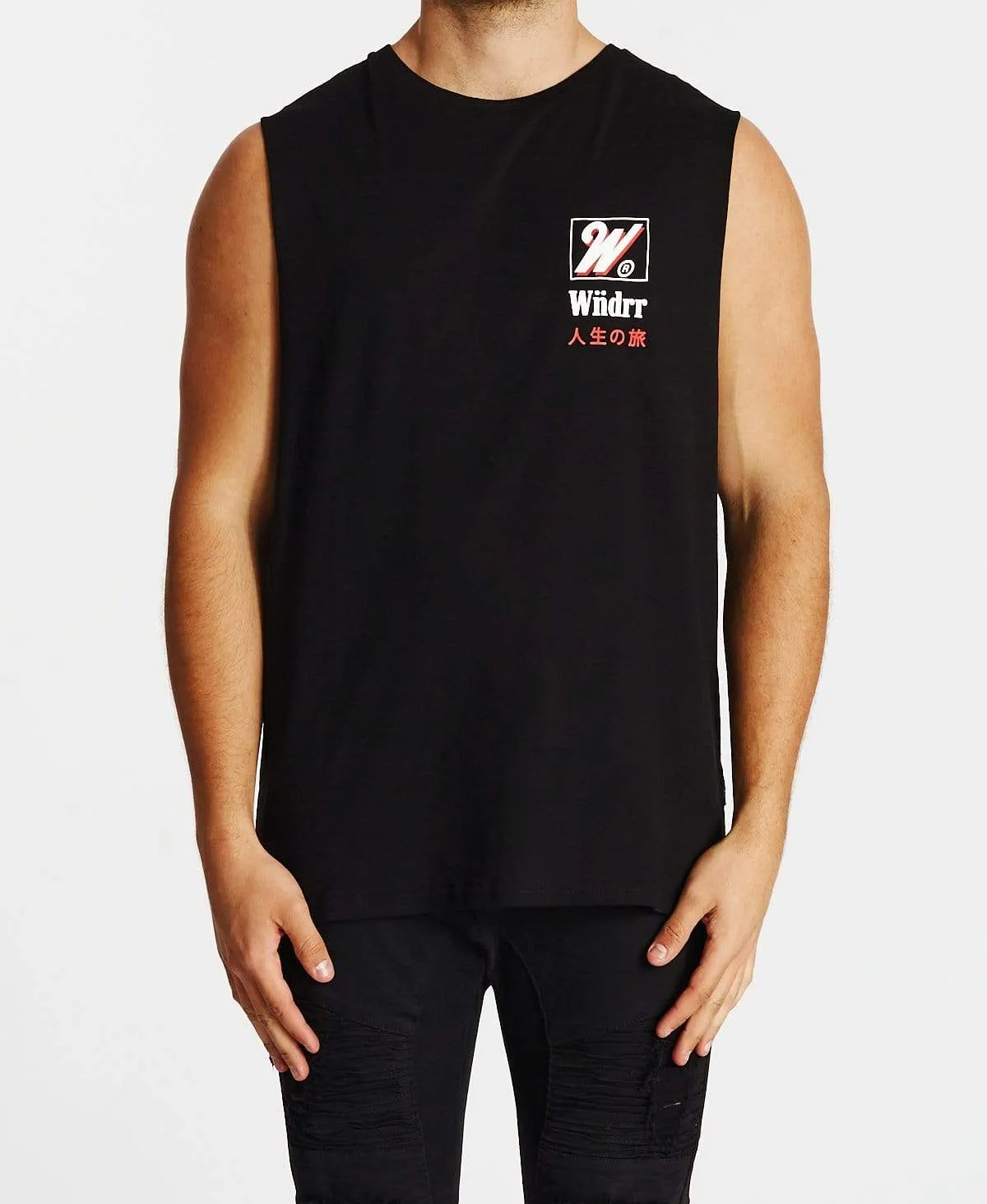 Maxwell Muscle Tee Black sold by Neverland product image thumbnail 2