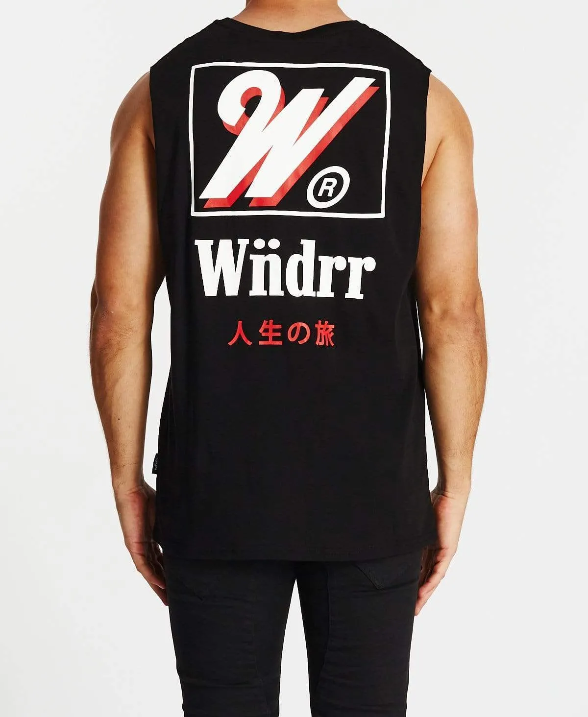 Maxwell Muscle Tee Black sold by Neverland