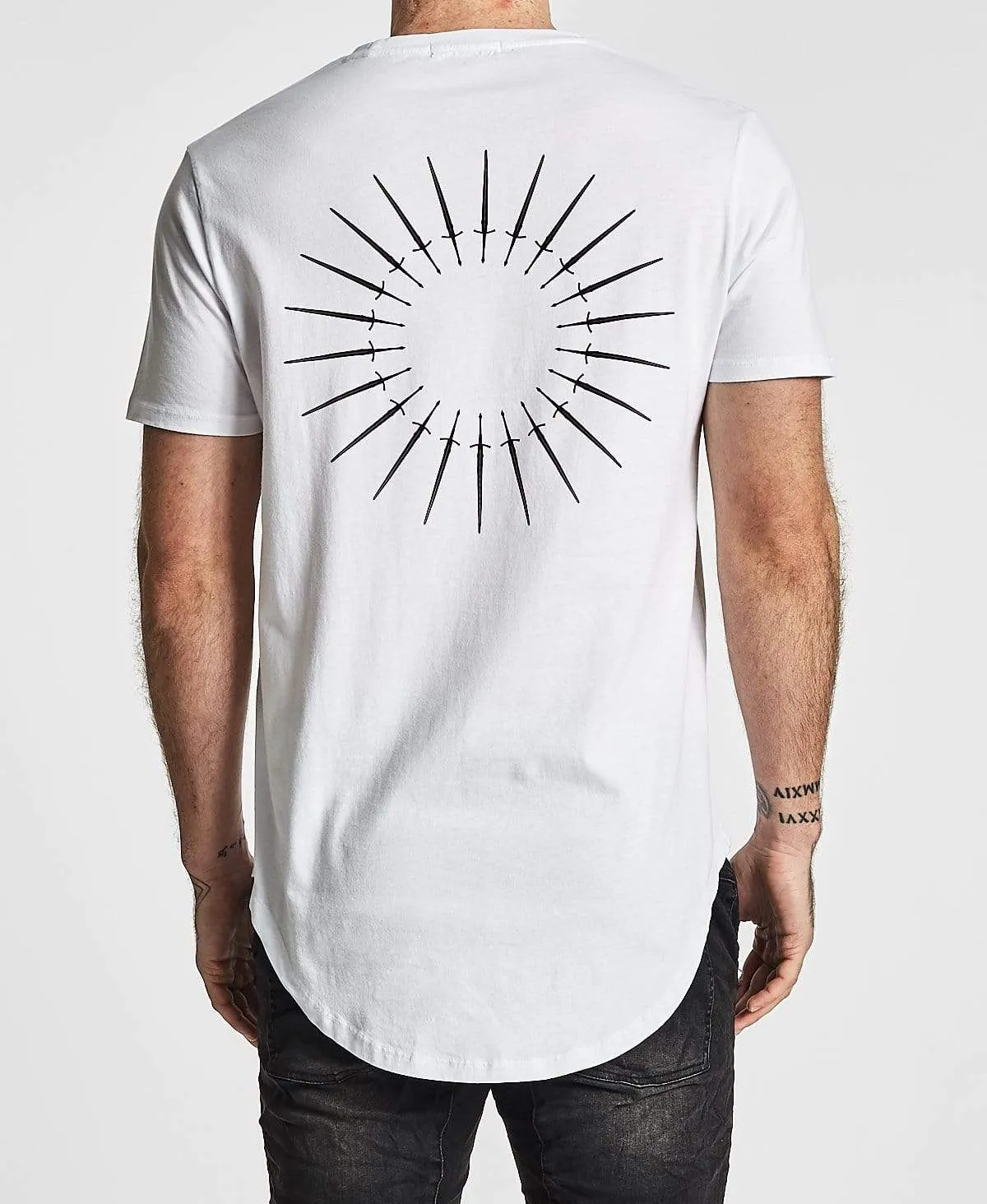 Sun Baseball T-Shirt White sold by Neverland product image thumbnail 2