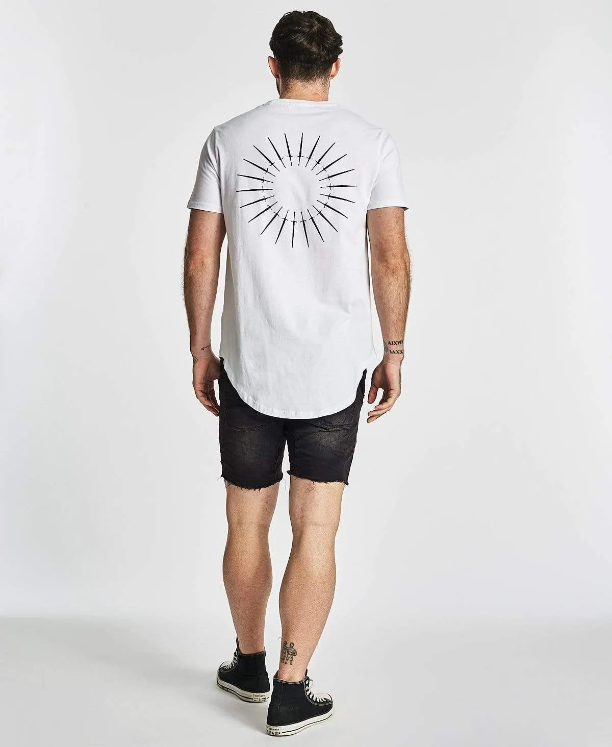 Sun Baseball T-Shirt White sold by Neverland product image thumbnail 4