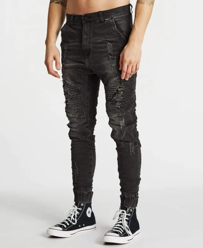 Zeppelin Pants Jet Black sold by Neverland