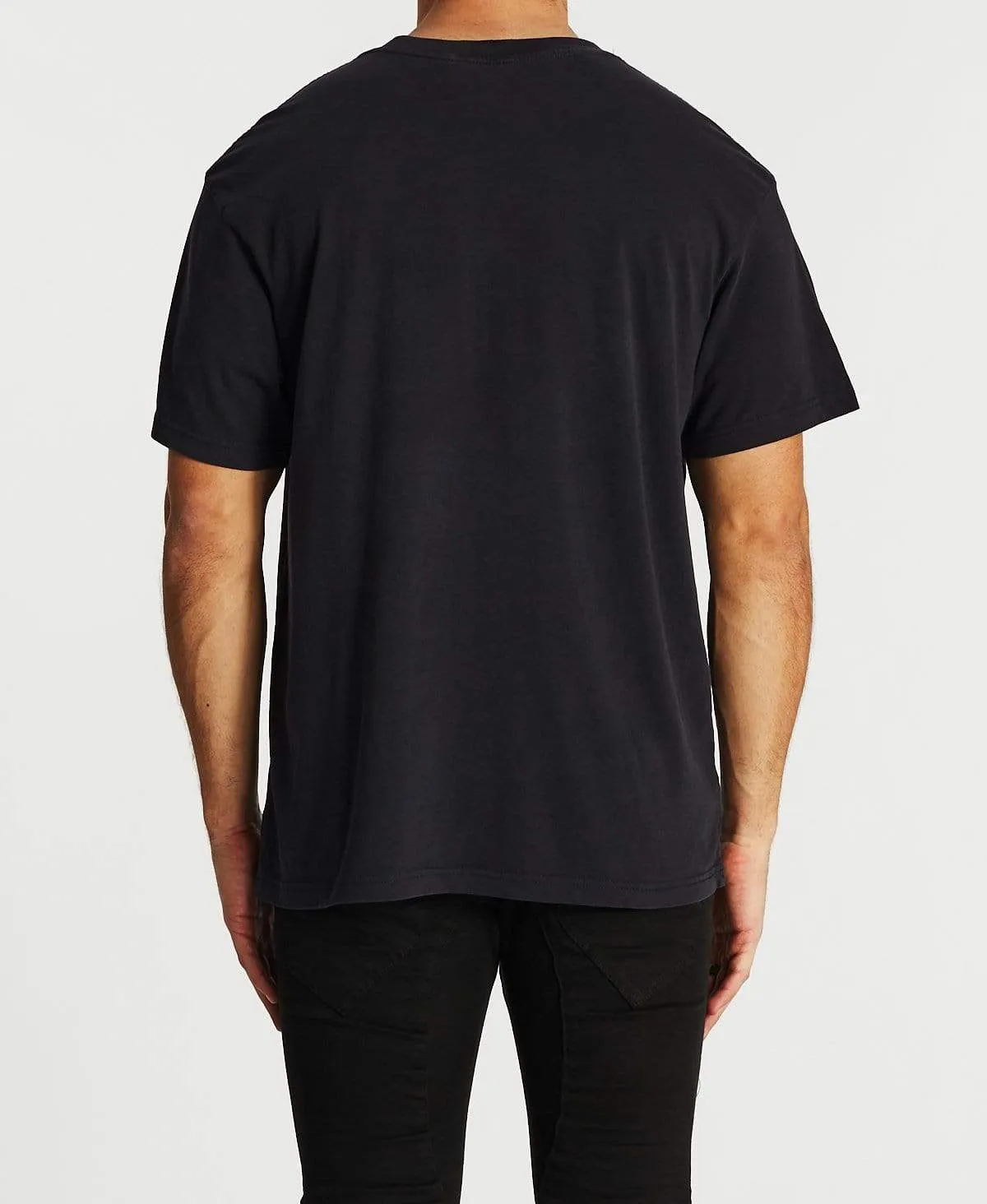 Vint Linear Logo T-Shirt Raiders Faded Black sold by Neverland product image thumbnail 2