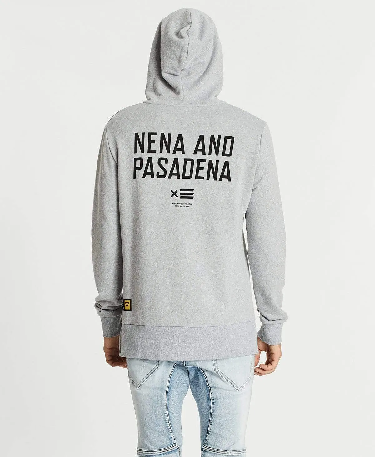 Desire Step Hem Hoodie Grey Marle sold by Neverland product image thumbnail 4