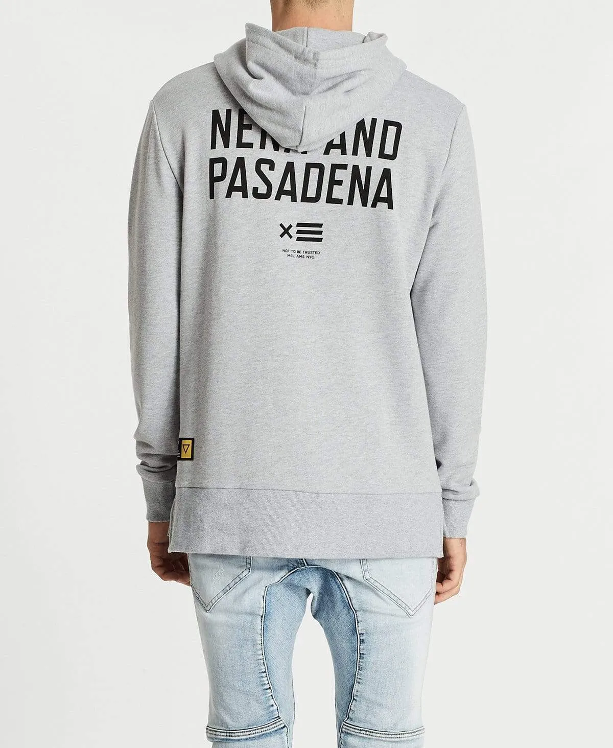 Desire Step Hem Hoodie Grey Marle sold by Neverland product image thumbnail 2