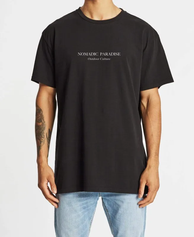 Inception Relaxed Fit T-Shirt Jet Black sold by Neverland