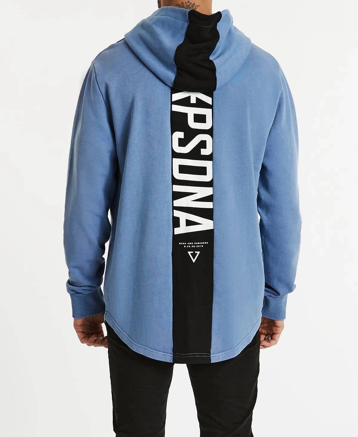 Razors Dual Curved Hoodie Dusty Blue sold by Neverland product image thumbnail 3