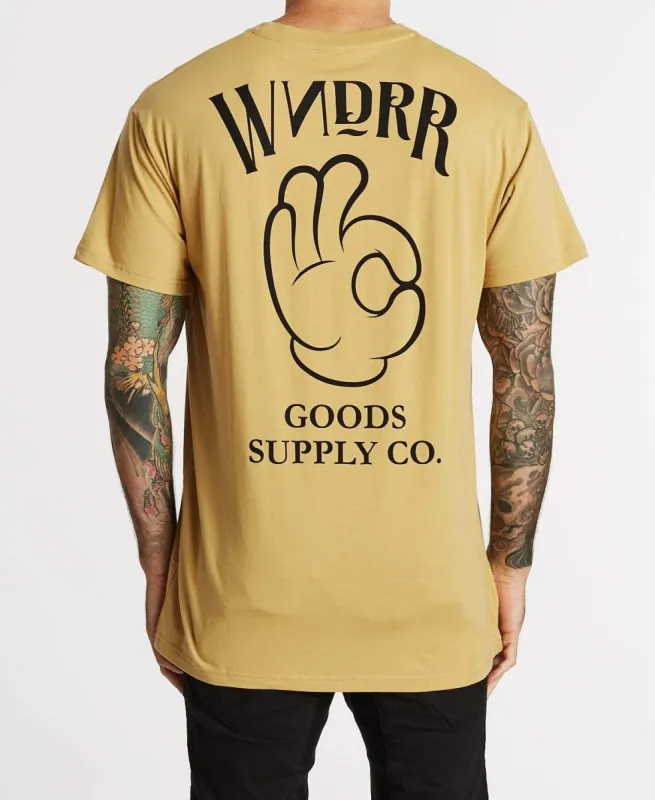 Industry Custom Fit T-Shirt Tan sold by Neverland