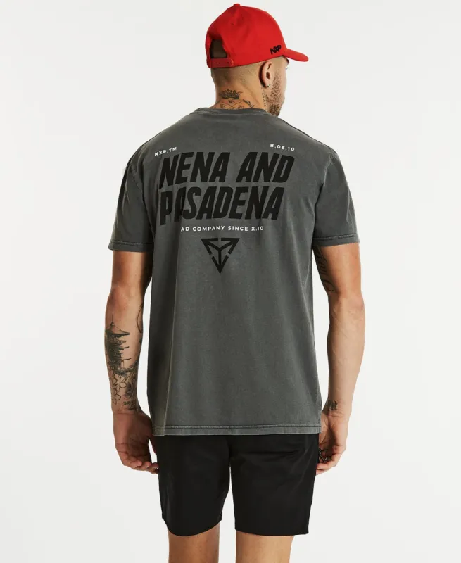Someplace Relaxed T-Shirt Pigment Charcoal sold by Neverland