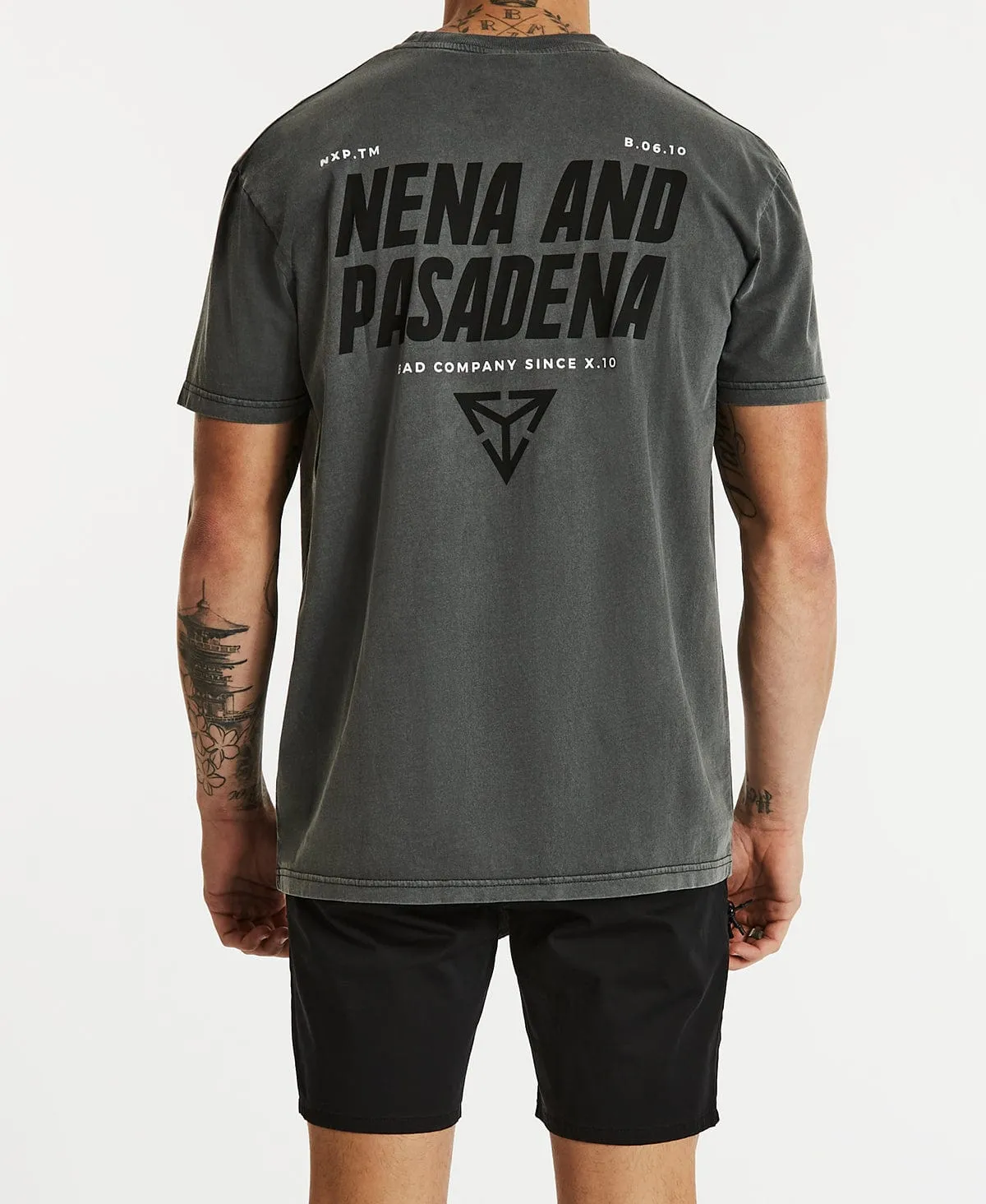 Someplace Relaxed T-Shirt Pigment Charcoal sold by Neverland product image thumbnail 3