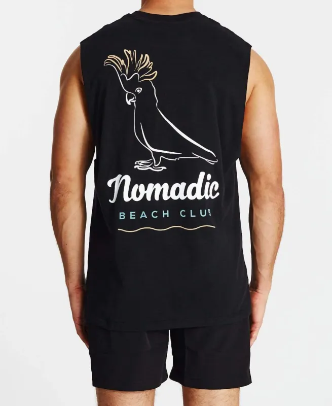 Flock Standard Muscle Tee Jet Black sold by Neverland