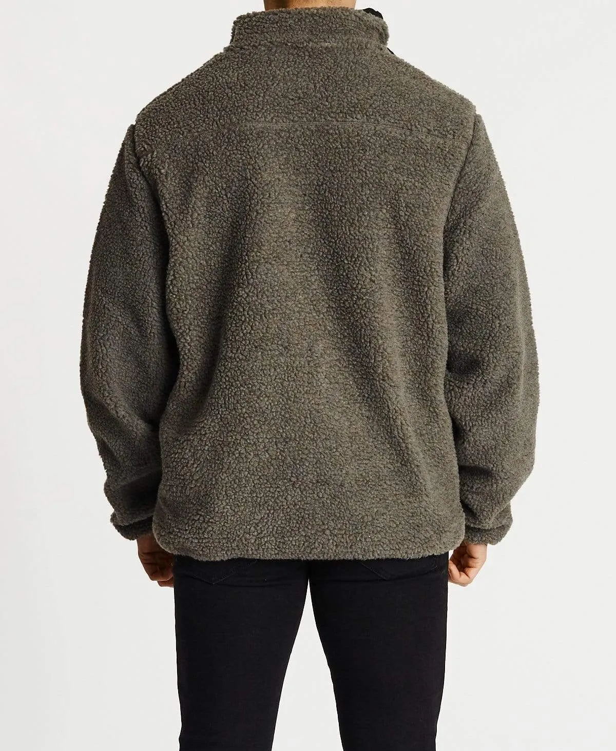 Stussy Sherpa Jacket Grey Marle sold by Neverland product image thumbnail 2