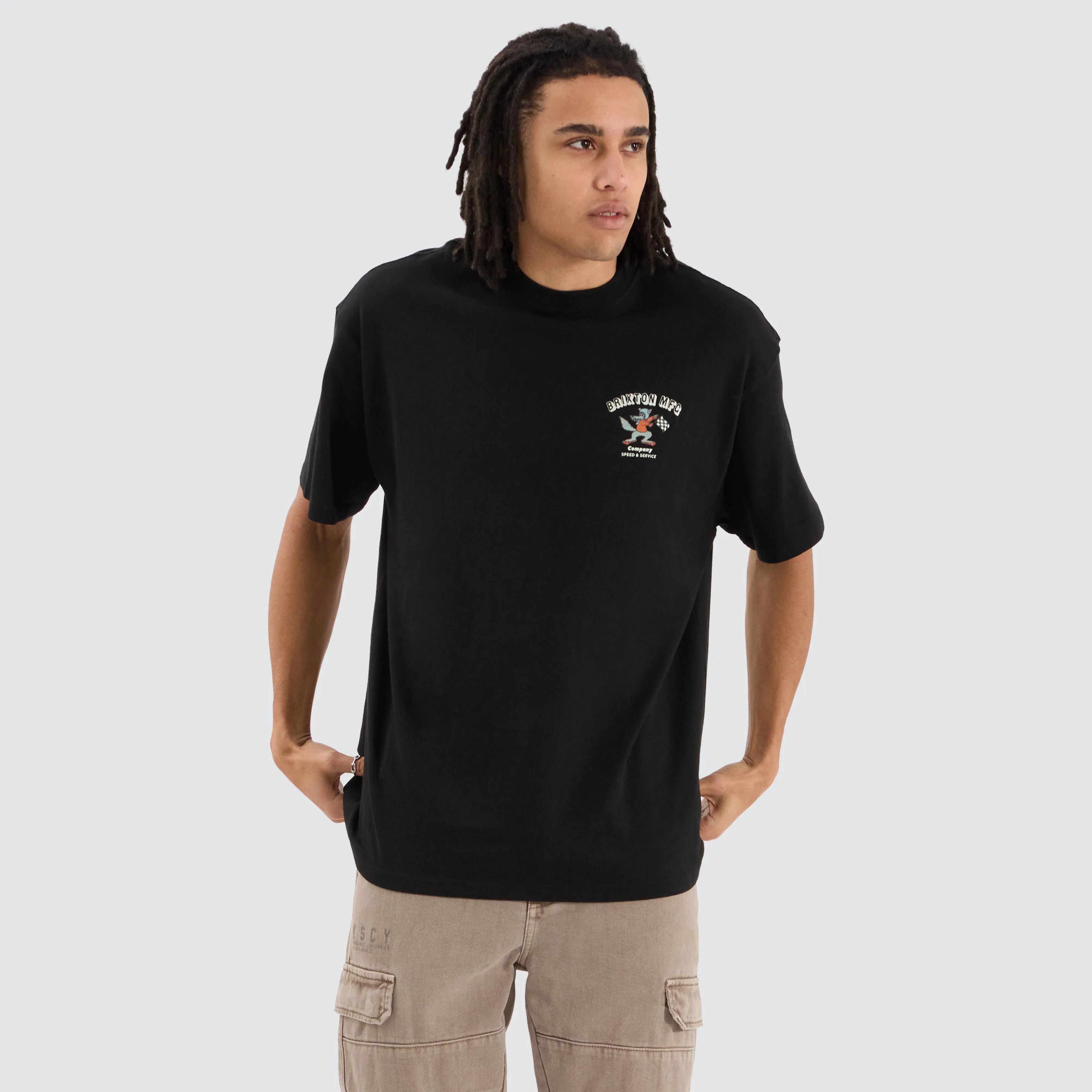 Wynmore Short Sleeve Heavyweight Tee Black sold by Neverland product image thumbnail 2