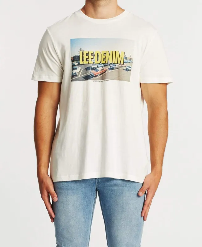 Lee Gridlock T-Shirt Vintage White sold by Neverland