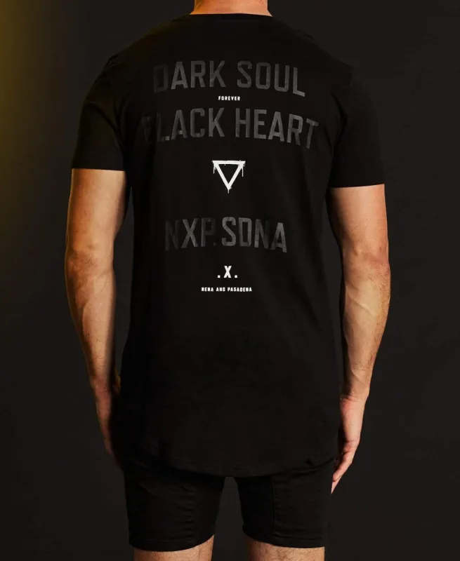 Dark Soul Cape Back T-Shirt Jet Black sold by Neverland