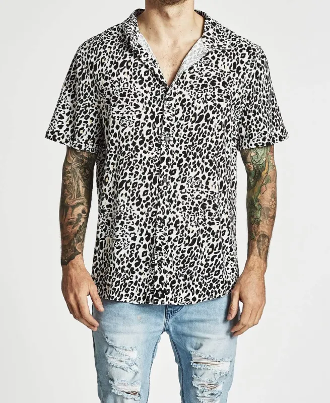 Votaic Short Sleeve Shirt Leopard made by Neverland